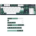 144 Keys Botanical Cherry Profile PBT Dye Sub Keycaps for MX Mechanical Keyboard GMMK Filco Ducky 104 TKL GK61 KBD75 96 GK64 68 (144 Key Botanical)
