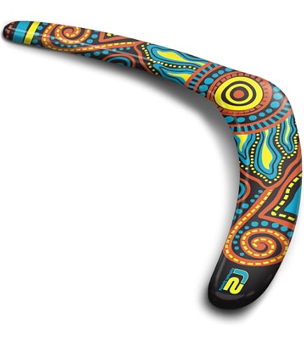 Boomerang Pro Sports De Polipropileno – Diseño De Campeón Mundial, Alcance De 30 M, Solo Para Diestros
