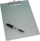 Aluminum 17 X11 Ledger Clipboard - Silver