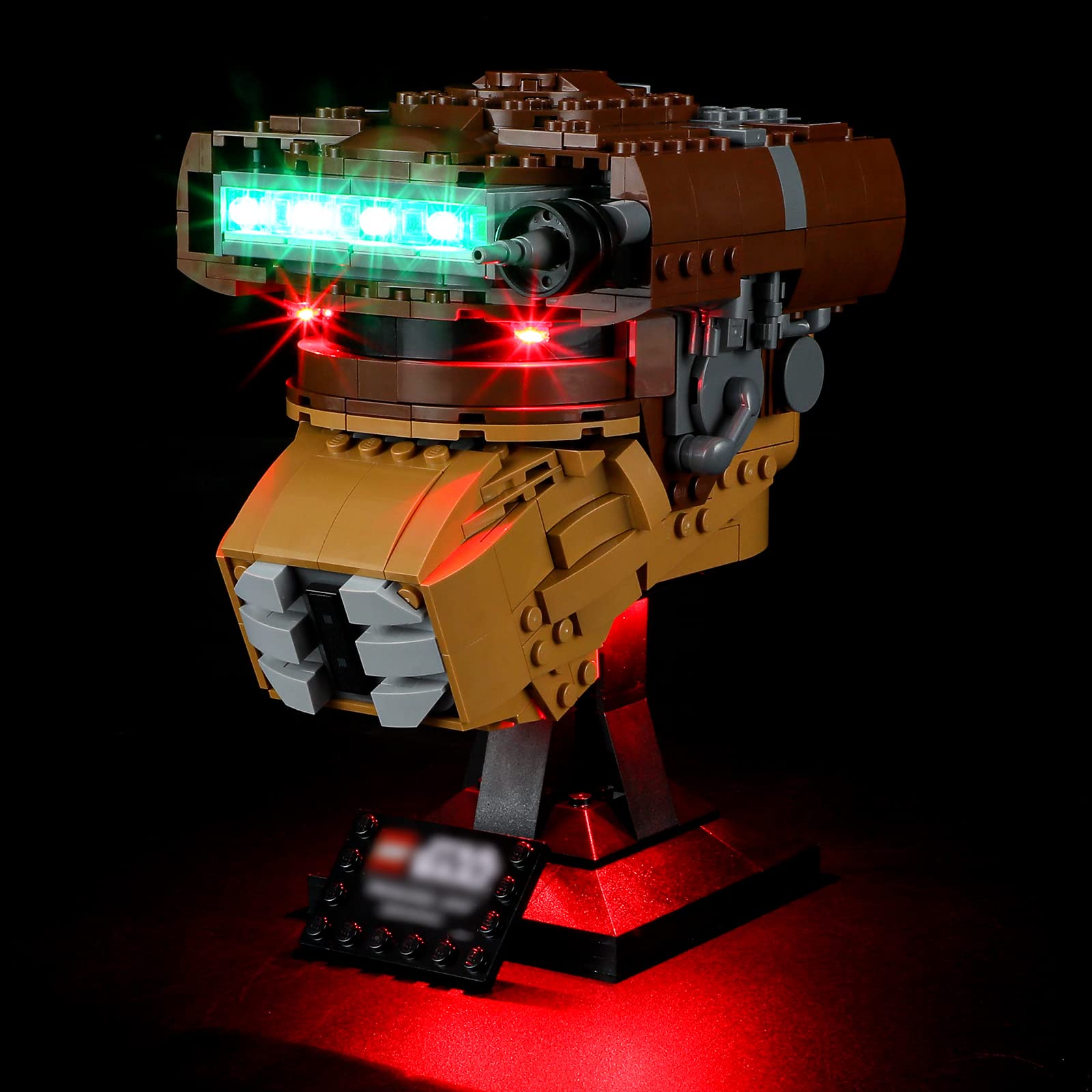 GEAMENT LED Light Kit Compatible with LEGO Star Wars Princess Leia (Boushh) Helmet 75351 (Building Set Not Included)