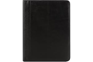 FRANKLIN COVEY FranklinCovey - Slim Franklin Cover - Leather - Open Cover for Wirebound Planners (Classic, Black)