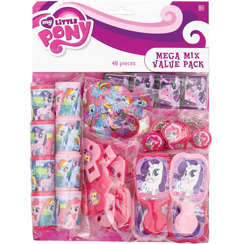 Amscan My Little Pony 'Friendship is Magic' 48pc Favor Kit (1ct)