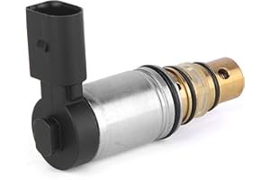AC Compressor Control Solenoid Valve 1K0820803E Sanden PXE14 PXE16, Pressure Control Valve Compatible with Audi VW Jetta Golf