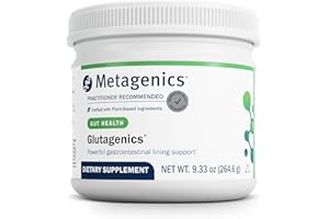 Metagenics Glutagenics - L-Glutamine with Deglycyrrhizinated Licorice (DGL) & Aloe Vera - Supports Gut Health, Digestive Function & Immune System - Non-GMO, Gluten-Free Powder Supplement - 60 Servings