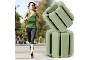 ZEKOLA Wrist Weight Sets, 1LB Each Set of 2, Ankle Weights Improve Workout Effectiveness, Wrist Weight for Women, Wearable Arm & Leg Weights for Yoga, Barre Walking Running