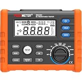7‑Gear DC Low Resistance Meter, Milliohmmeter,4‑Wire Measurement | Digital Micro Ohm Meter, 0.001m&Omega;~300k&Omega;,1 u&Omega; Resolution, LCD Display with Backlight and Data Storage
