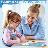 Thboxes 2 Pack Magnetic Reward Charts for Kids, Reusable Fridge Chores view 6