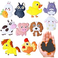 SUPINEEDO Refrigerator Magnets for Kids, Cute Farm Animals Fridge Magnet for Toddlers 1-3 Kids Magnets for Fridge Baby Educat