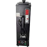 Arc Union High-Quality Lightweight Temperature Controlled 20 lb Dry Stick Welding Electrode Oven - Portable 115V Capacity Thermostat Adjustable 80-300 Degrees Stabilizing Welder Rod Storage, Black