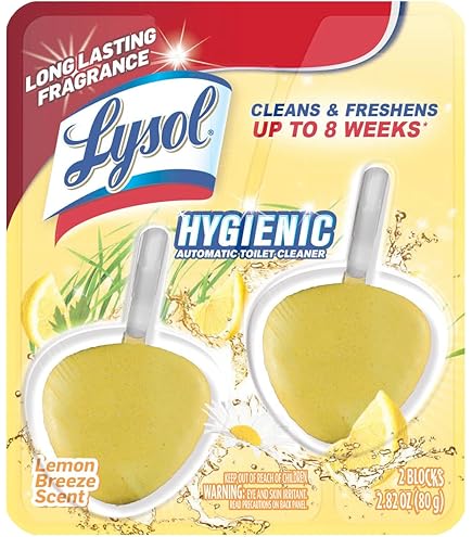 Amazon.com: Lysol No Mess Automatic Toilet Bowl Cleaner, Citrus, 2