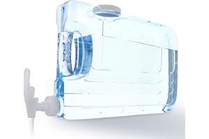 Arrow Home Products 76601 20-Cup H2O Oasis Dispenser 1.25 Gallon Capacity, Clear with White Cap and Spigot