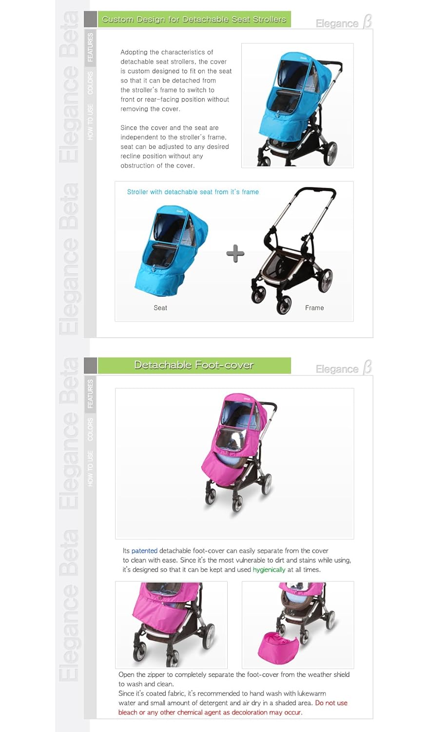 baby elegance rain cover