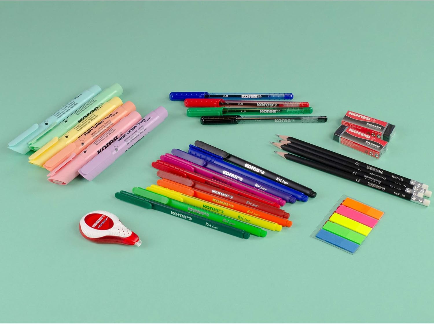 Kores, Stationary Kit, School Supplies, Stationary Set, Back to School Stationery Set, Uni Essentials, Office Accessories - Image 4