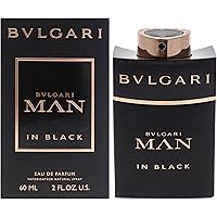 Amazon.com : BVLGARI 2 Piece Man In Black Eau De Perfume Set, 3.4