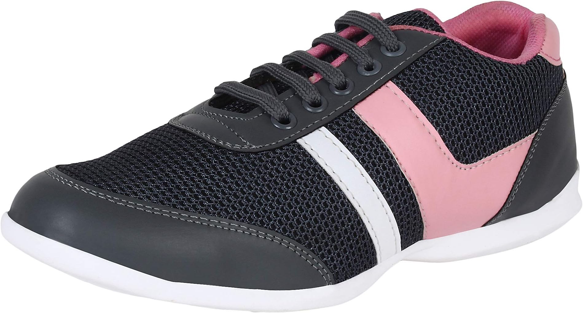 AUTHENTIC VOGUE Women's Multi-Sports Running/Jogging Shoes in Ultra Lightweight Sole with Laces Up- Pink