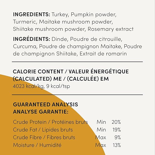 CRUMPS NATURALS TURKEY + SUPERFOOD GOLDS 3.88OZ