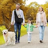 Adiwo Puppy Carrier Reversible Hands-Free Dog Sling for Small Medium Dogs view 8