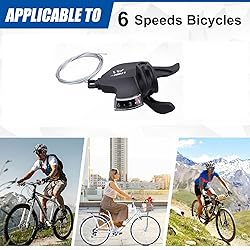 WEEROCK Bike Shifter Lever 6 Speeds Right Thumb