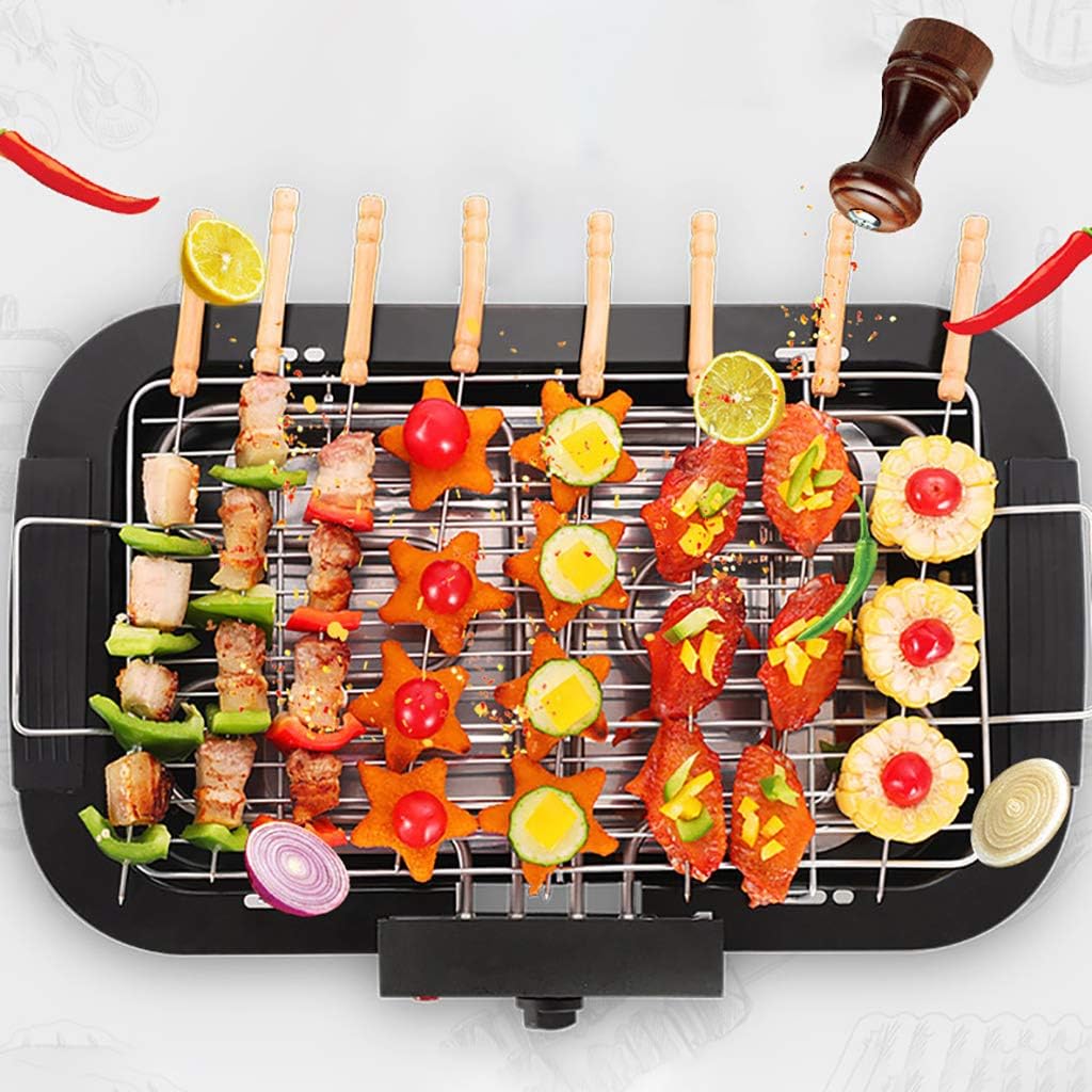 review Electric Indoor Searing Grill with Drip Tray, 5-Serving, Easy to Clean, 2000W