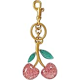 ZACAGO Cherry Bag Charm Key Chain Accessory Purse Charm Gifts for Women