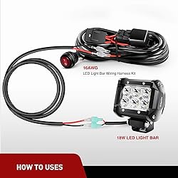 Nilight Wire Extension, 3 Feet, Play and Plug 16