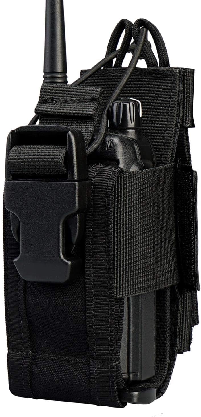 VIPERADE Radio Holster for BaoFeng MOLLE Radio Pouch Horizontal & Vertical Carry for Duty Belt Walkie Talkie Holder for Tactical Vest Backpack