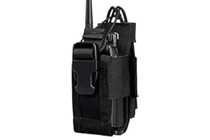 VIPERADE Radio Holster for BaoFeng MOLLE Radio Pouch Horizontal & Vertical Carry for Duty Belt Walkie Talkie Holder for Tacti