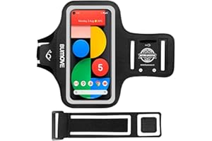 BUMOVE Armband for Google Pixel 10/10 Pro, 9a/9/9 Pro,8a/8, 7a/7, 6a/6, Gym Running Workouts Sports Phone Arm Band,with Card Holder (Black)