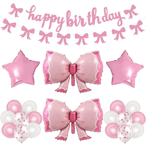 6th Birthday Hair Bow Clip For Girls - Hot Pink Sparkly Number Hair Accessory For 1-6 Year Olds, Birthday Party Photo Shoot