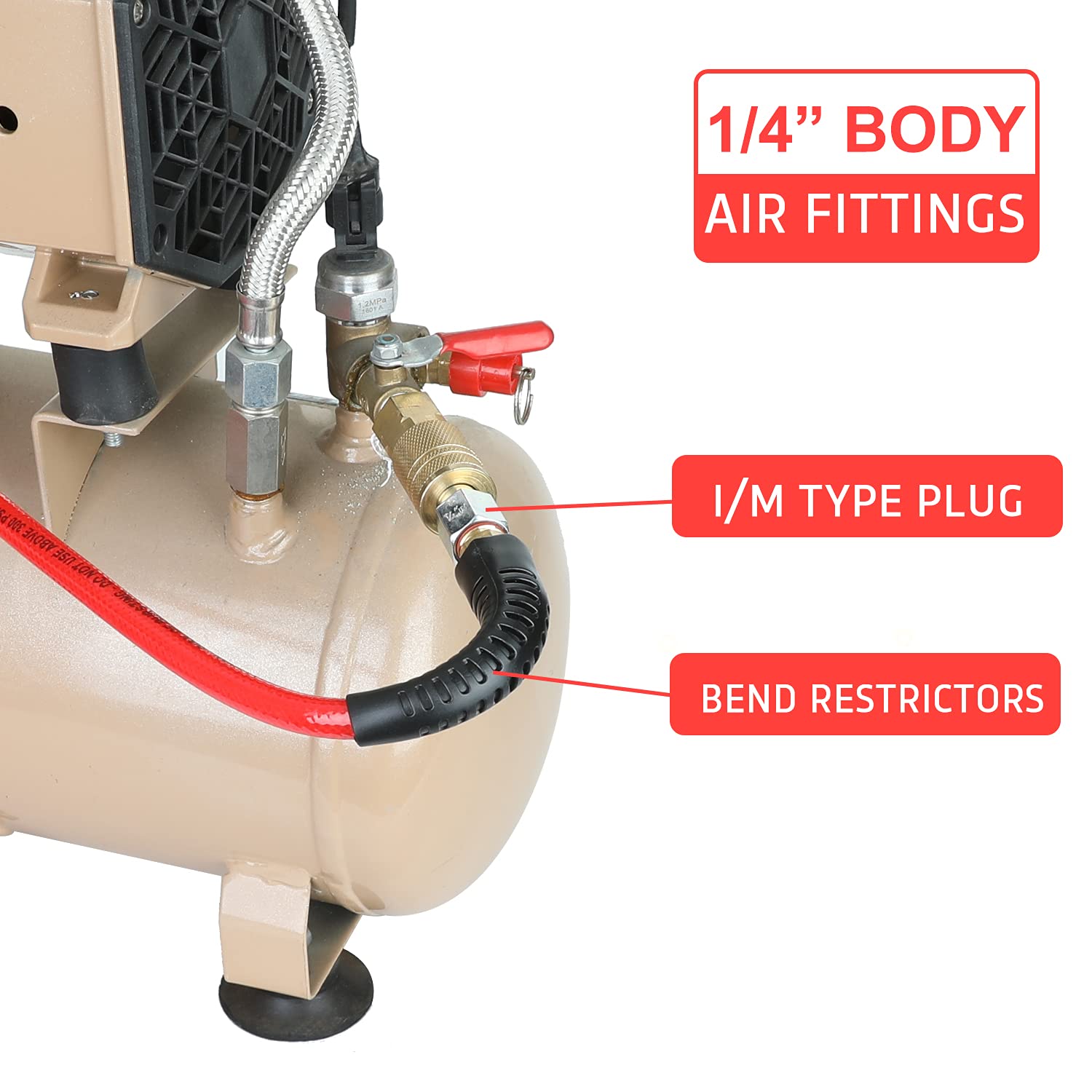 Air Compressor Hose Polyurethane Recoil,10m Air Line Hose - View #6