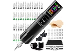 Yangna Kit, Professional Machine Kit with Needles Practice Skin and Other Accessory for Beginners and Artists