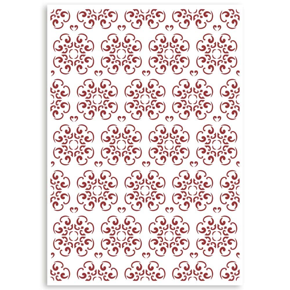 Stamperia - G Stencil - Casa Granada Wallpaper Tiles