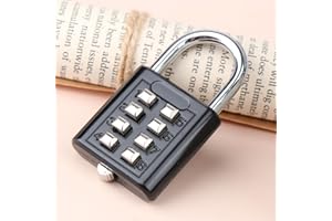 8 Digits Password Code Combination Padlock Zinc Alloy Suitcase for Luggage Travel Code Smart Lock Code Keyed Anti-thieft Lock