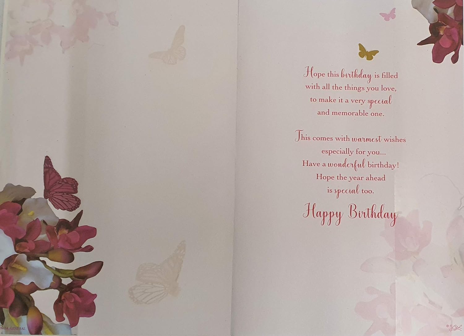 To A Wonderful Sister in law Birthday Card - Size 6" X 8", Beige, 6 x 8 inch - Image 3