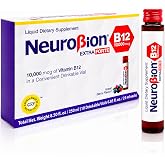 Neurobion Extra Forte B12 10,000 mcg Liquid Dietary Supplement - High Potency B Complex Drinkable Oral Vials for Extreme Energy Support Complex Easy Oral Drinkable10 Vials