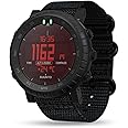 SUUNTO Core Alpha Sports Watch, Classic Outdoor Adventure Watch with Red Backlight, Altimeter, Barometer & Compass, Dual-time Display, Temperature & Storm Alarm for Hiking, Hunting & Mountain Use