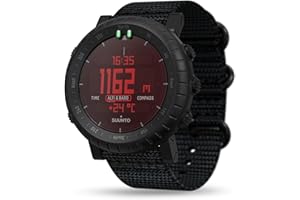 SUUNTO Core Alpha Sports Watch, Classic Outdoor Adventure Watch with Red Backlight, Altimeter, Barometer & Compass, Dual-time Display, Temperature & Storm Alarm for Hiking, Hunting & Mountain Use