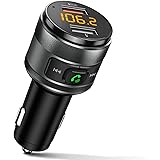 IMDEN Bluetooth 5.0 FM Transmitter for Car, 3.0 Wireless Bluetooth FM Radio Adapter Music Player FM Transmitter/Car Kit with 