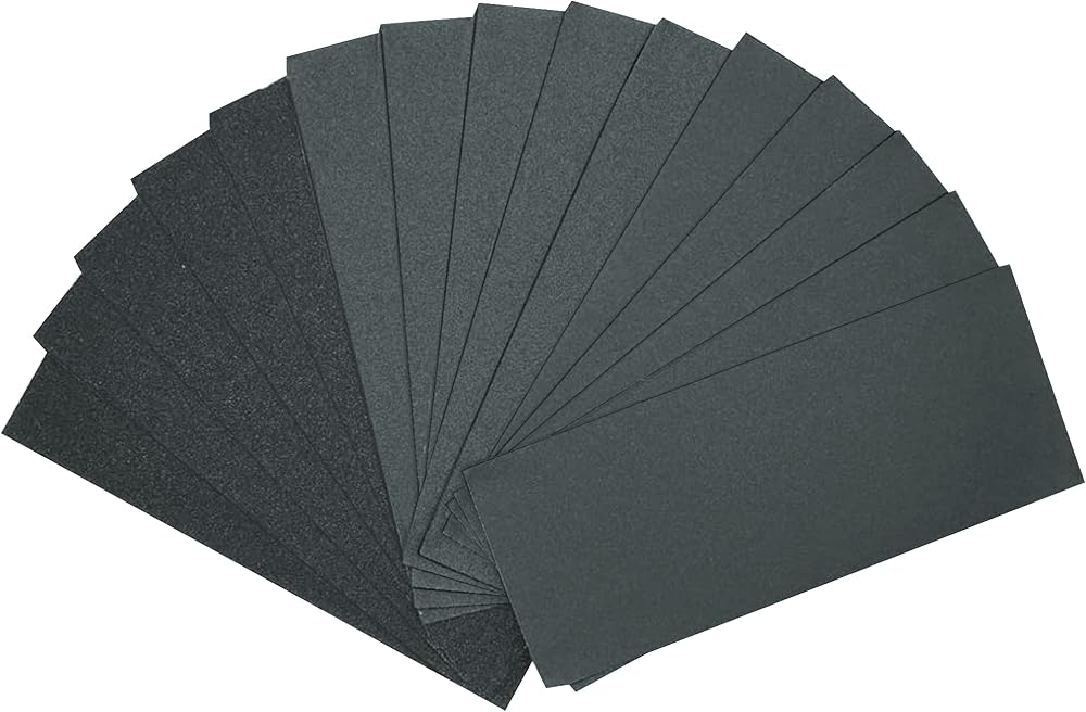 Lamondre Wet Dry Sandpaper 30 Pcs 1000 2000 3000 Grits 9 x 3.6 in
