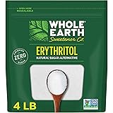 Whole Earth Sweetener Co. Zero Calorie PlantBased Sugar Alternative, 100% Erythritol, 64 Ounce