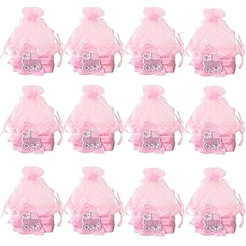pink baby shower gift bags