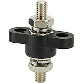 Fastronix 3/8" Black Remote Battery Terminal Feed Thru