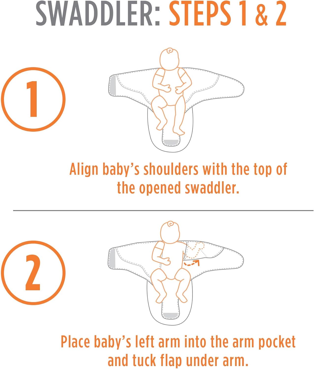 swaddle blanket with arm pockets