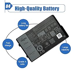 34Wh J7HTX 7XNTR Laptop Battery Replacement for