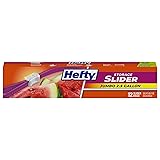 Hefty Slider Jumbo Storage Bags, 2.5 Gallon