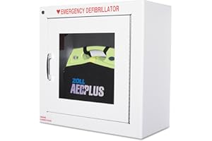 PS Medical Zoll AED Plus, Wall Cabinet, 9"W, White