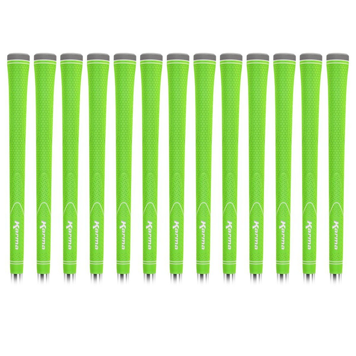 Karma Neion II Standard 13 Piece Golf Grip Bundle, Green