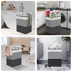 75L Large Laundry Hamper with Handles, Dirty