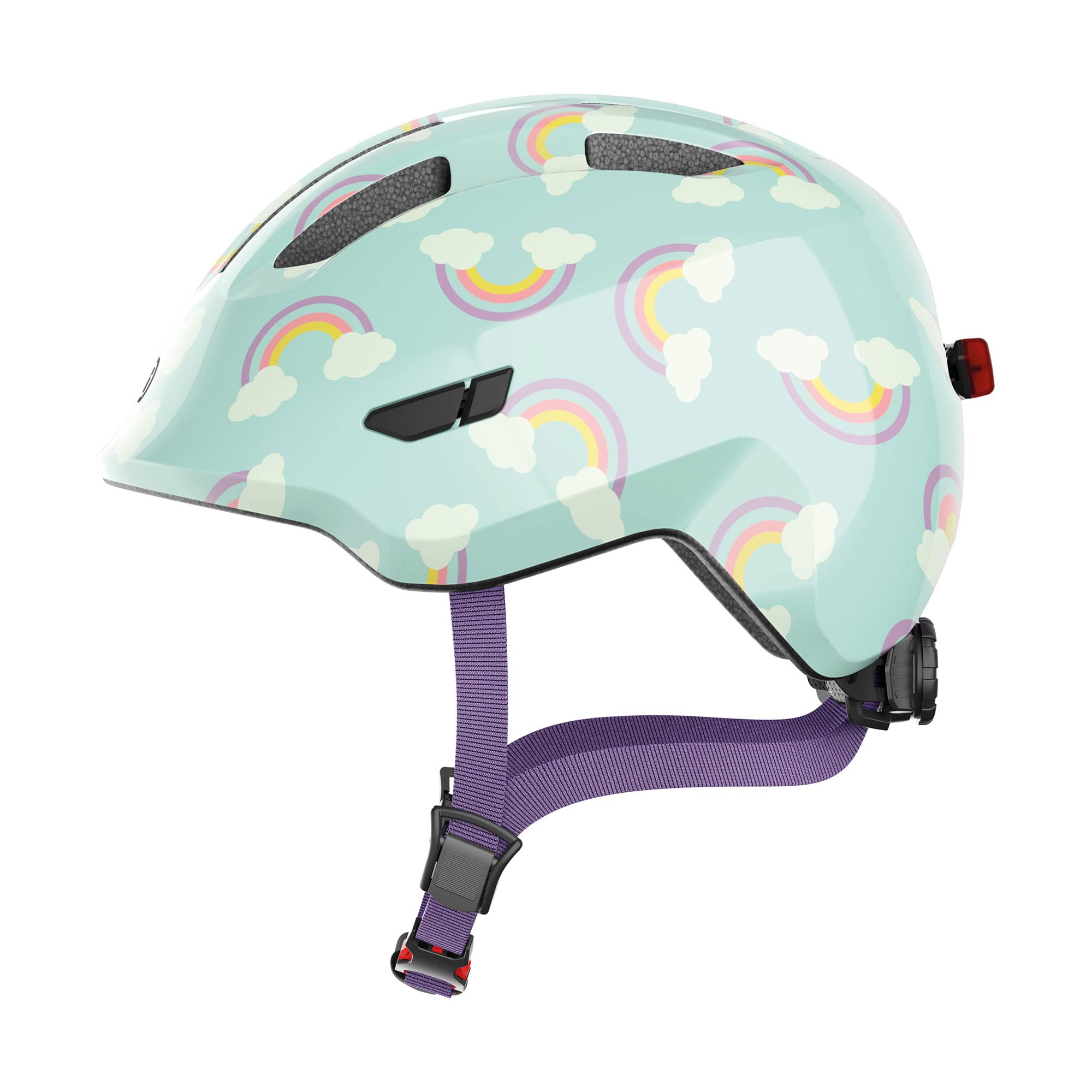 ABUS Smiley children's helmet 3.0 LED - bicycle helmet for small children with a low fit - child-friendly designs - space for pigtail - unisex