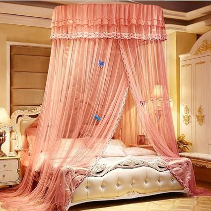 New Round Mosquito Net Lace Curtain Dome Bed Canopy Netting